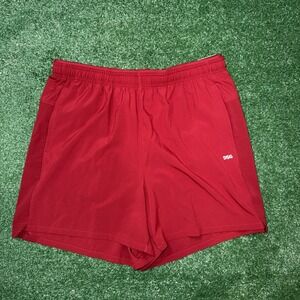 VRST Stride Running Shorts Mens Large Red Lined 5" Lightweight Stretch